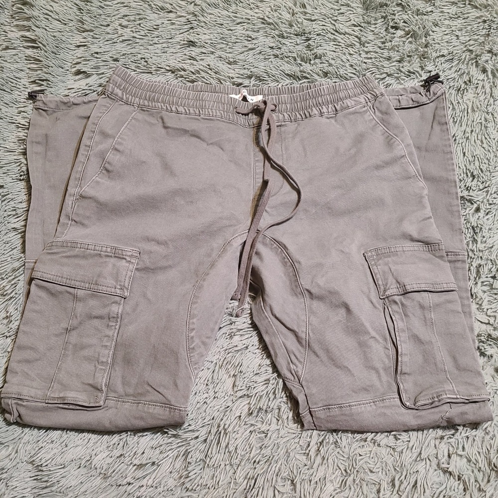Pacsun Eco Stretch Canvas Khaki Slim Cargo Pants Green Mens M
